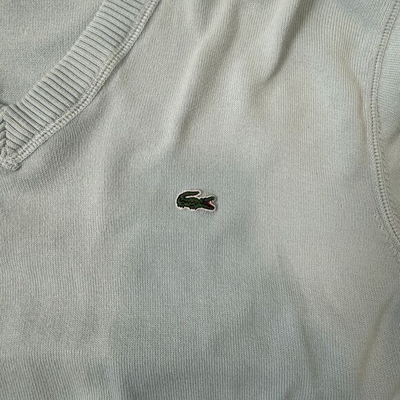 Lacoste Sweater Mens Small Crewneck Pullover Embroidered Croc Casual - Picture 2 of 11